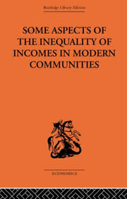 Some Aspects Of The Inequality Of Income