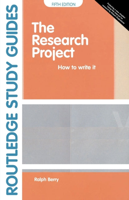 The Research Project: How To Write It, E