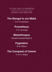 Today & Tomorrow Vol 10 Science Medicine