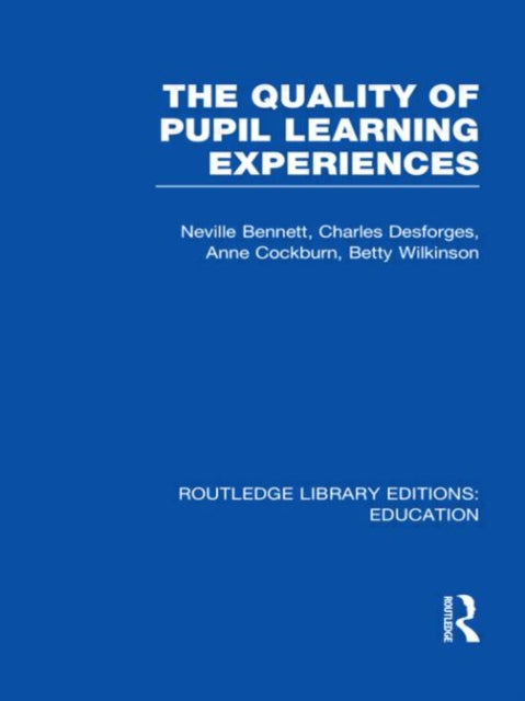 Quality Of Pupil Learning Experiences Rl