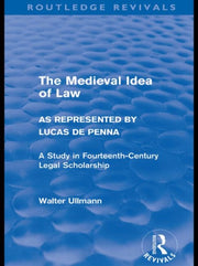 Medieval Idea Of Law As Represented By L
