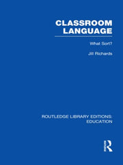 Classroom Language What Sort Rle Edu O
