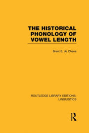 The Historical Phonology Of Vowel Length