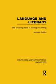 Language And Literacy (rle Linguistics C