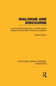 Dialogue And Discourse (rle Linguistics