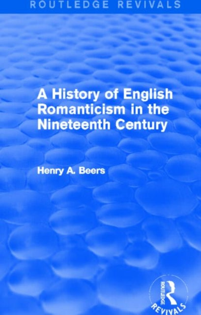 History Of English Romanticism In The Ni