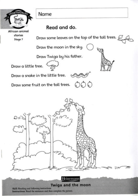 Storyworlds Stage 7 Animal World X8 Wbk