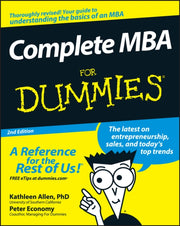 Complete Mba For Dummies 2e