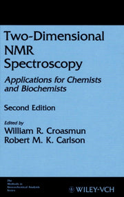 Two Dimensional Nmr Spectroscopy Applic By Croasmun
