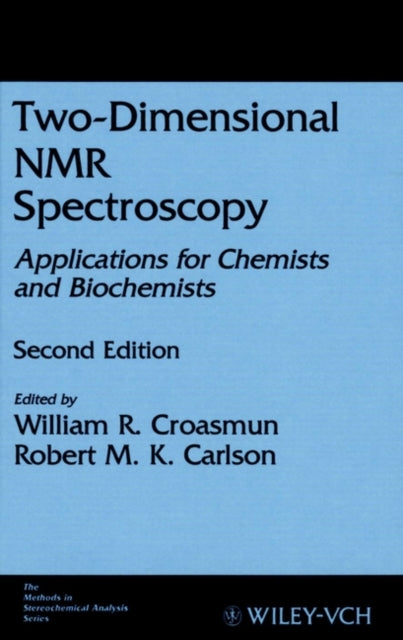 Two Dimensional Nmr Spectroscopy Applic By Croasmun