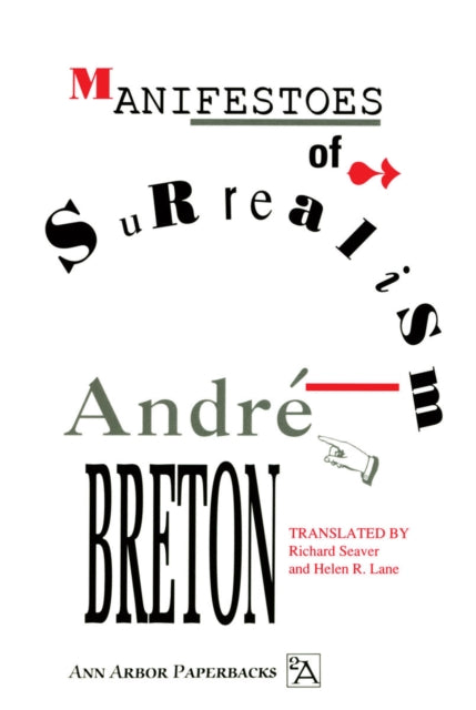 Manifestoes Of Surrealism New Ed By Breton, Andre