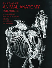 Atlas Of Animal Anatomy For Artists By Ellenberger, W