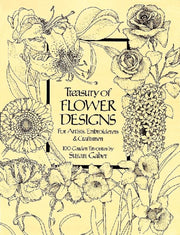 Treasury Of Flower Designs For Artists By Gaber, Susan