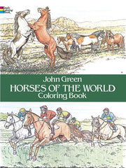 Horses Of The World Colouring Book