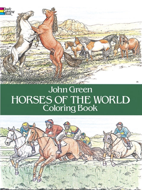 Horses Of The World Colouring Book