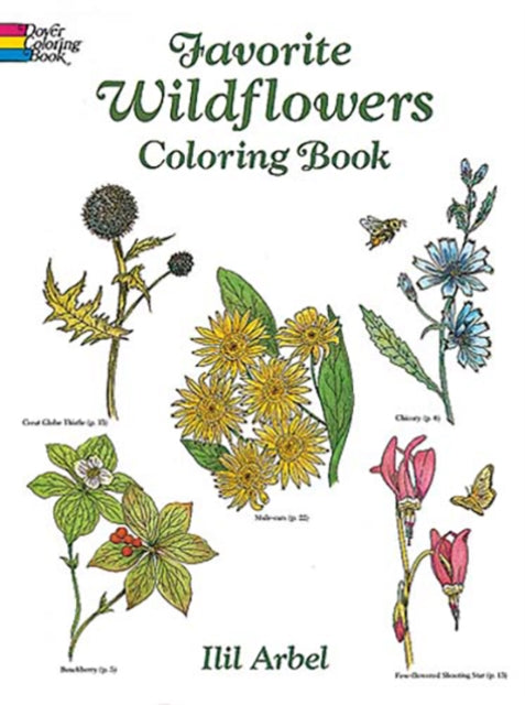 Favourite Wildflowers Colouring Book By Arbel, Ilil