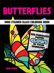 Little Butterflies Stained Glass Colouri By Green, John