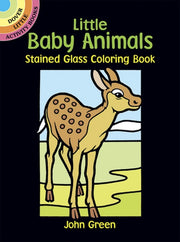 Little Baby Animals Stained Glass Colour By Green, John
