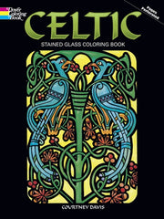 Celtic Stained Glass Col Bk