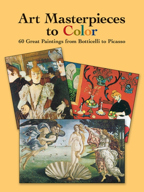 Art Masterpieces To Color