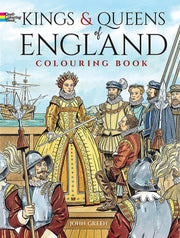 Kings & Queens Of England Coloring Book