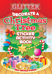 Glitter Decorate A Christmas Tree Sticke
