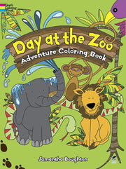 Day At The Zoo Adventure Colouring Book By Boughton, Samantha