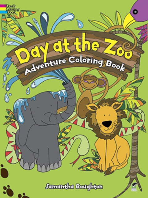 Day At The Zoo Adventure Colouring Book By Boughton, Samantha