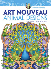 Creative Haven Art Nouv Animal De