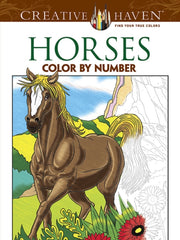 Creative Haven Horses Color By Number Co