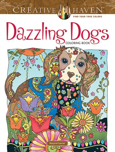 Creative Haven Dazzling Dogs Coloring Bo