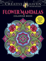 Creative Haven Flower Mandalas Coloring