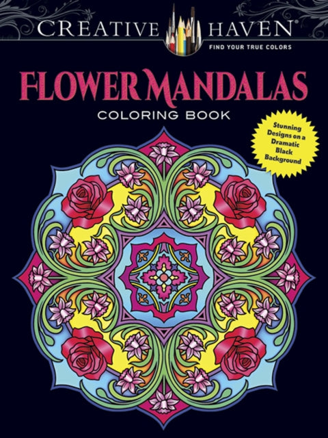 Creative Haven Flower Mandalas Coloring