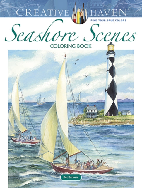 Creative Haven Seashore Scenes Coloring