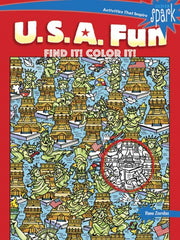 Spark Usa Fun Find It Color It By Zourelias, Diana