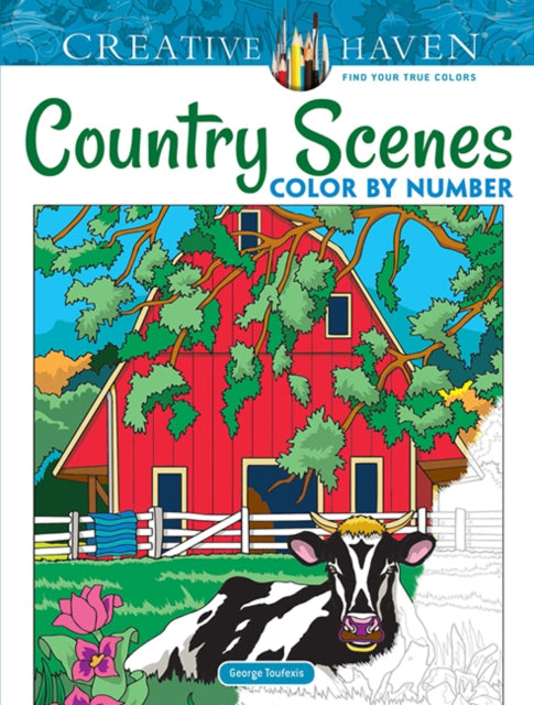 Creative Haven Country Scenes Color By N