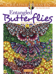 Entangled Butterflies Coloring Book