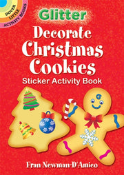 Glitter Decorate Christmas Cookies Stick
