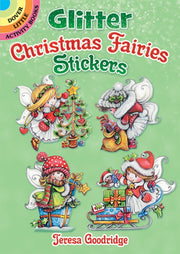 Glitter Christmas Fairies Stickers By Goodridge, Teresa