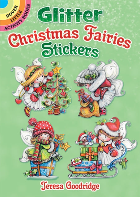 Glitter Christmas Fairies Stickers By Goodridge, Teresa