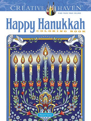 Creative Haven Happy Hanukkah Coloring B