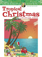 Tropical Christmas Coloring Book