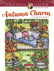 Autumn Charm Colouring Book