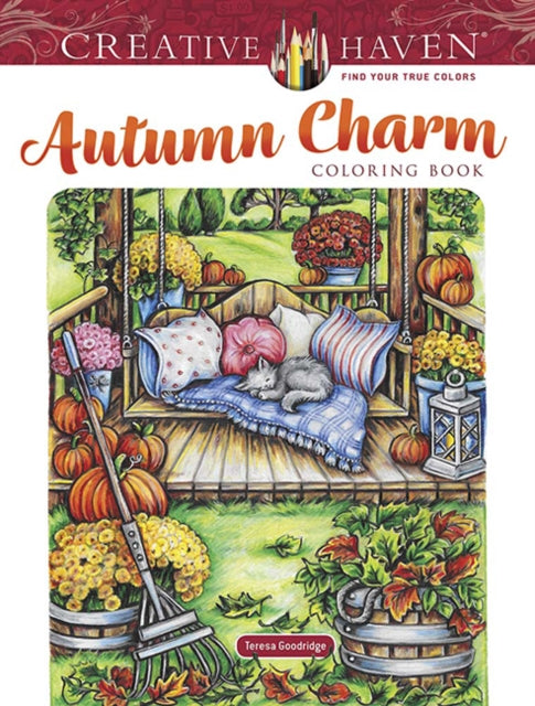 Autumn Charm Colouring Book