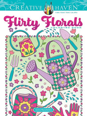 Flirty Florals Coloring Book