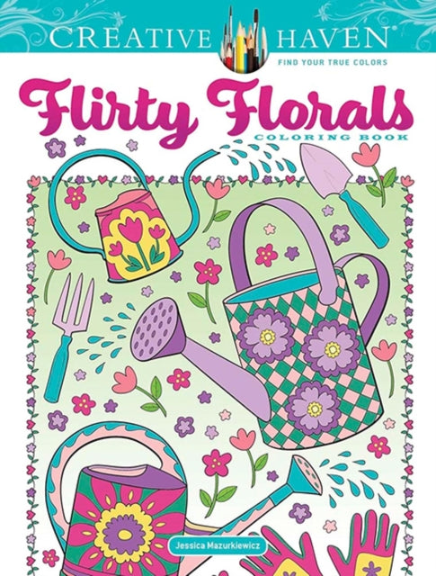 Flirty Florals Coloring Book