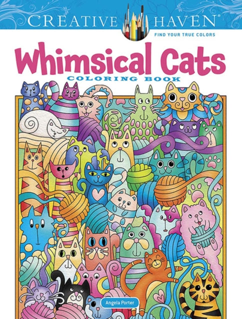Whimsical Cats Coloring Book