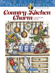 Country Kitchen Charm Coloring Book