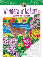 Haven Wonders Of Nature Colour By Number By Toufexis, George