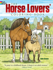 Horse Lovers Coloring Book
